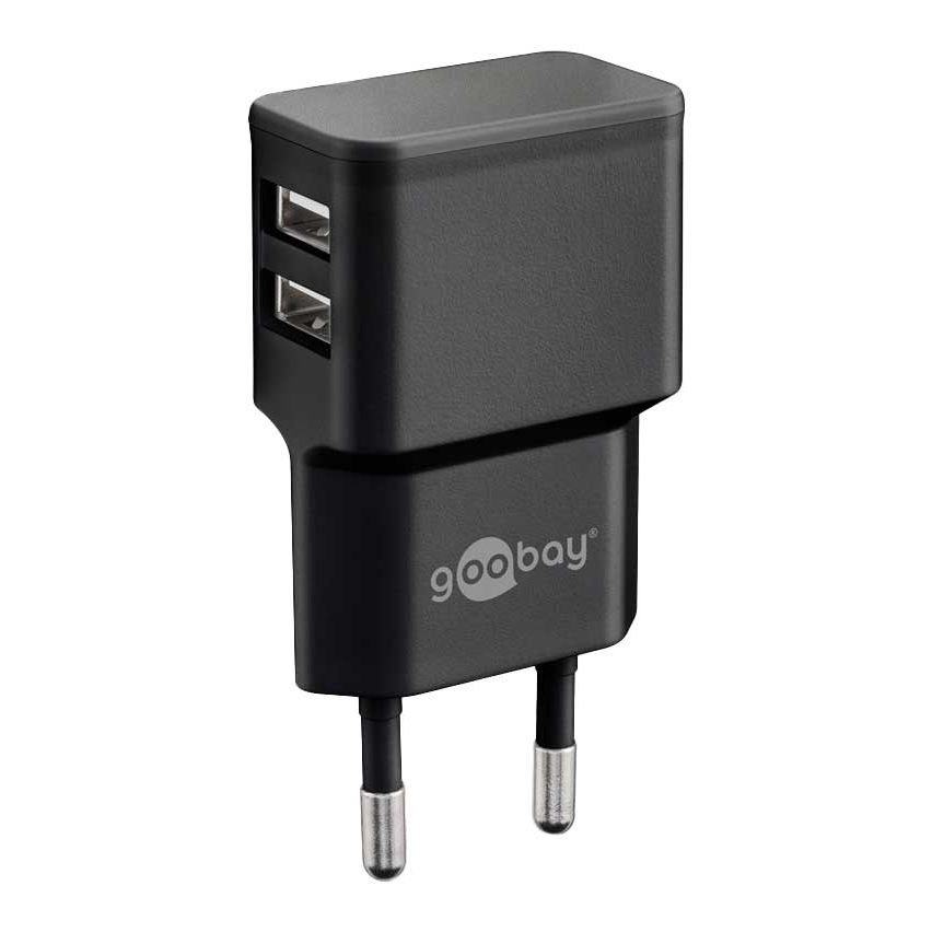 USB Lade-Adapter, 230V / 2x USB (2A) kaufen
