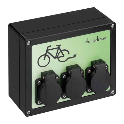 Spelsberg E-Bike Ladestation TG BCS 3 mit SCHUKO®-Steckdosen