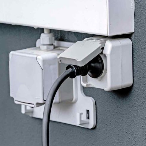 Brennenstuhl Tragbares EV Ladegerät | Schuko 2,3kW, IP44, mit 8m Kabel
